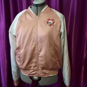 Adam Levine Satin Heartbreaker Bomber Style Jacket